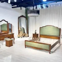 تخت خواب فرانسوی چوب سوپر راش گرجستان