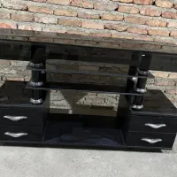 میز تلویزیون شیشه ای