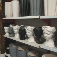 گلدان رخ و سفالی