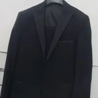 کت وشلوار مشکی  نو همراه ژیله