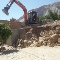 خدمات بیل تخریب استخر