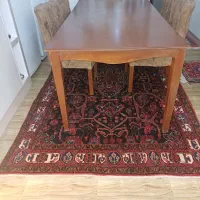 میز غذا خوری چوبی ۸ نفره همراه با صندلی‌
