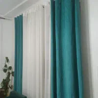 پرده+‌مبل‌۷نفره+آینه‌شمدان‌‌طرح‌دار
