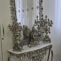 آینه و شمعدان برنج
