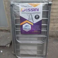 بندرخت تاشو تمام استیل + اجاق گاز / نو