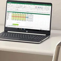 لپ تاپ HP laptop 15 (siver & black) مناسب حسابداری