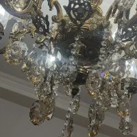 لوستر برنجی و دیوارکوب