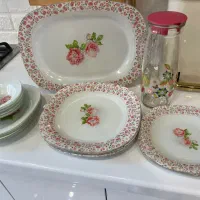 ظرف غذا خوری،پارچ،سرویس کفگیر ملاقه