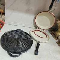 ماهیتابه رژیمی و تابه چدنی نالینو و گرمکن پرودو