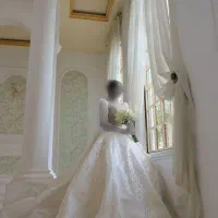 لباس عروس مزون دوزی سایز۳۶تا۴۰