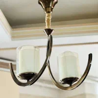 لوستر دو شاخه