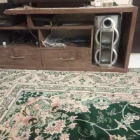میز تلویزیون چوبی نو خریدم فقط این باندو گذاشتم