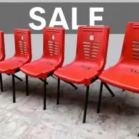 صندلی پلاستیکی ارغوان پایه فلز