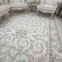 فرش ۶ متری ماشینی گل برجسته