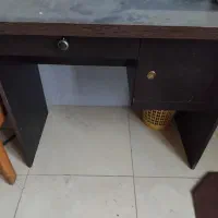 میز چوبی دو کشو