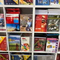 فتوگلاسه جوهرافشان گلاسه لیزری چسبدار کاغذ