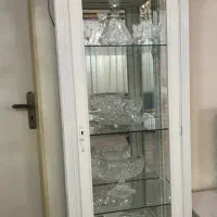 بوفه ویترین سفید تمیز