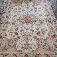 فرش تبریز گل ابریشم ۶ متری