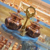 پا سماوری و جا ادویه ست ۲ عددی