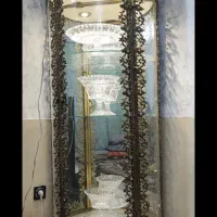 بوفه وساعت  برنزی