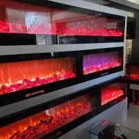 شومینه برقی حاشیه باریک
