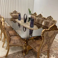 میز غذاخوری به همراه بوفه