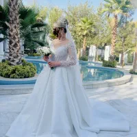 لباس عروس نو با طور