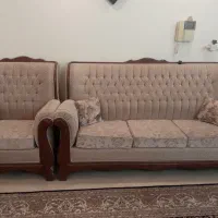 مبل راحتی ،هفت نفره ،چوب ،سالم