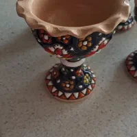ظرف سفالی میناکاری