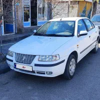 ماشین سمند سفید مدل 1395 بی رنگ