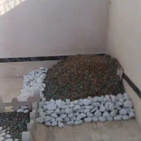 شهر جدید امیر کبیر، ماسه رنگی وسنگ تزیینی باغچه