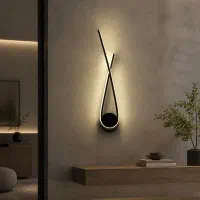 دیوار کوب تک شعله طرح اشک