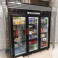 یخجال ایستاده سوپرمارکت