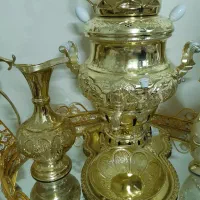 سماور گازی برنجی