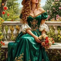 طرح بانوی زمردنخونقشه اصیل