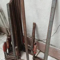 فروش ۱۶ عدد پیچ دستی گیره نجاری از ۵۰ تا ۱۲۰سانت