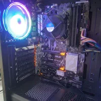 کیس سیستم کامپیوتر نسل7 و مانیتور