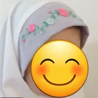 گلدوزی مقنعه و فرم مدرسه
