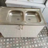 کابینت زیر سینک کابینت ظرفشویی ۱۰۰سانت در حد نو