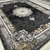 فرش تاراز*٪ بافتی لطیف نخ اکرولیک  تعویضی)