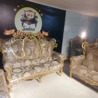 مبل سلطنتی هفت نفره مدل طلا مناسب جهیزیه