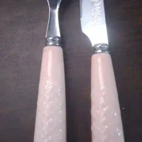 چاقو و چنگال میوه خوری مارک MGS تعداد ۲ دست نونو