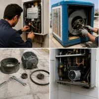 تعمیر پکیج و کولر آبی صادقیه پونک جنت‌آباد تهرانسر