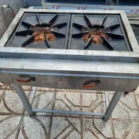 اجاق گاز دو شعله مخصوص رستوران و فست فودی