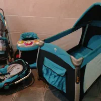 ست کالسکه و تخت و پارک