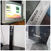 تلویزیون 14 اینچ ژاپنی،4عددباندسینمای خانگی Techno