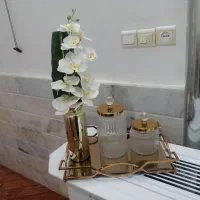 سینی آینه ای با دکوری