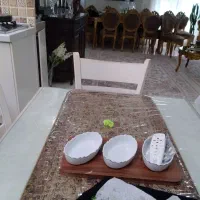 میز ناهار خودی سفید چهار نفره