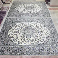 فرش دستباف/جفت ۹ متری/اردکان خورشیدی