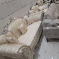 مبل ۷ نفره  خیلی نو  با میز وعسلیا